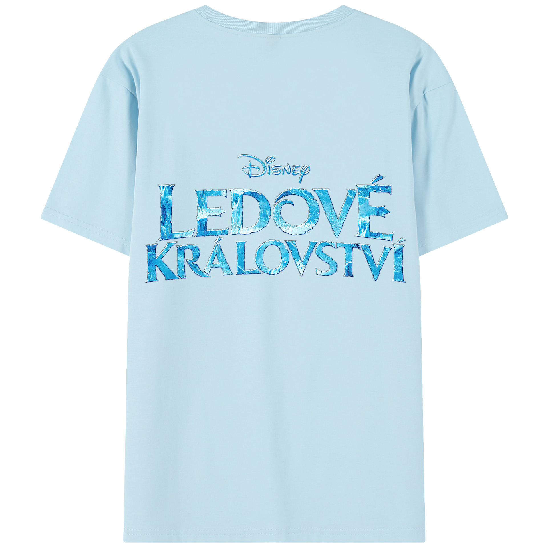 （画像用） アナと雪の女王 アンナ エルサ Frozen Anna Elsa 綿100％半袖Tシャツ（背面プリント）